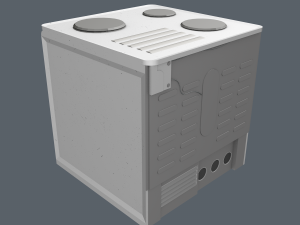 electric stove 3D Model