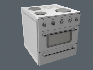 electric stove 3D Model