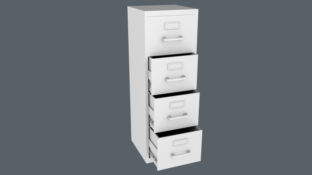 office locker 3D Model .c4d .max .obj .3ds .fbx .stl .blend 