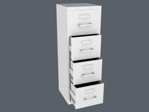 office locker Model 3D