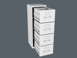 office locker 3D Model
