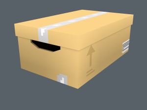 box-cardboard Modello 3D