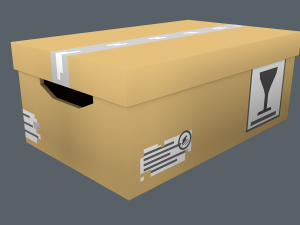 box-cardboard Modello 3D