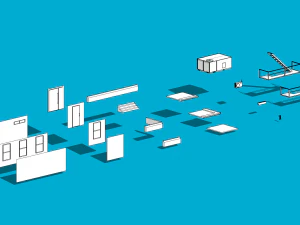 game modular assets 3D Model
