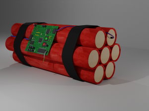 tnt-bomb-explosive 3D Model