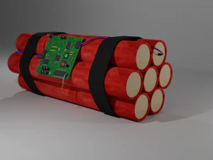 tnt-bomb-explosive 3D Model