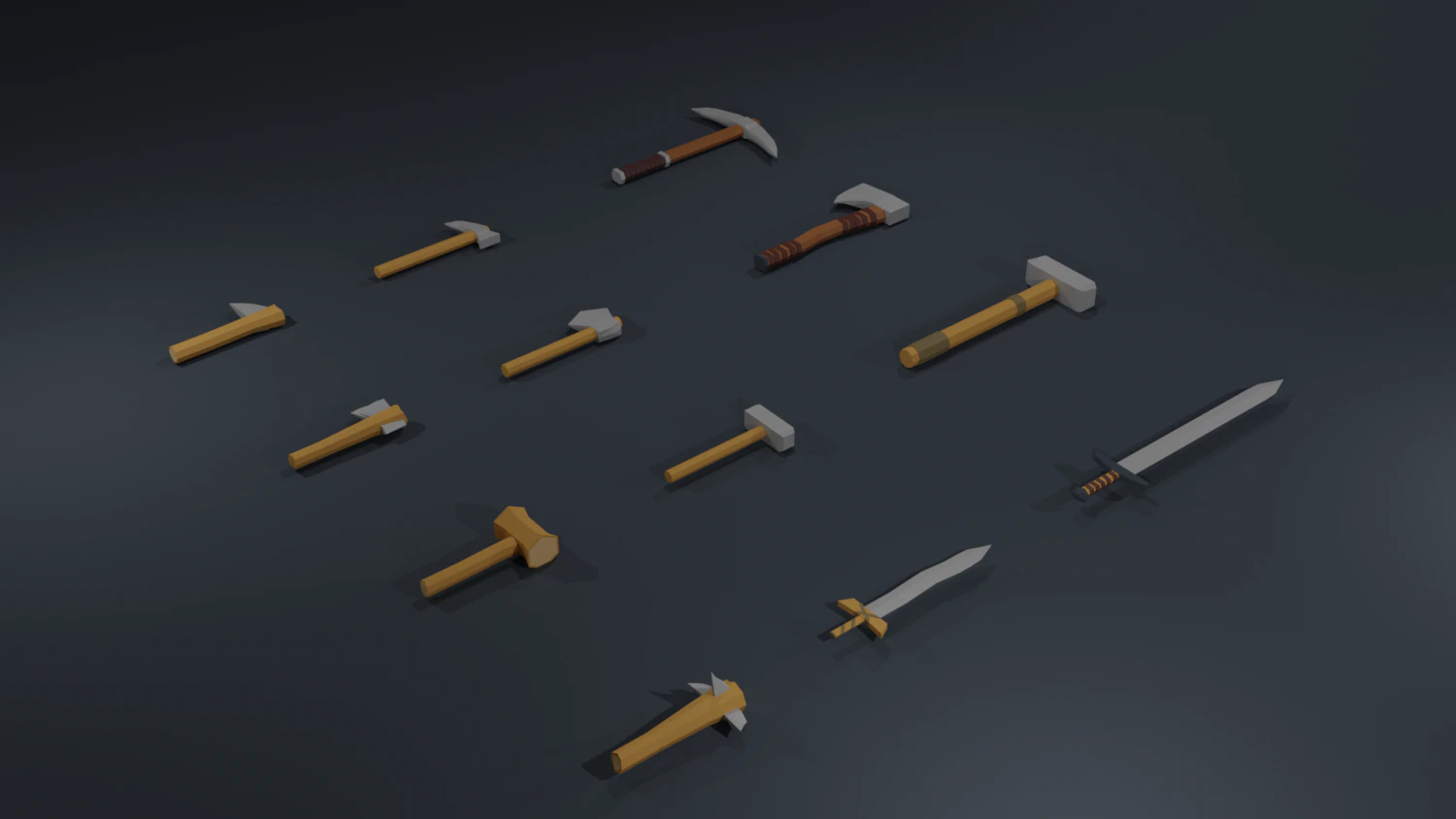 tools 3D Model .c4d .max .obj .3ds .fbx .stl .blend 