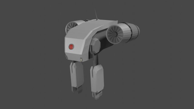 robot ore collector 3D Model .c4d .max .obj .3ds .fbx .stl .blend 