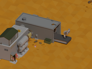 robot ore collector 3D Model