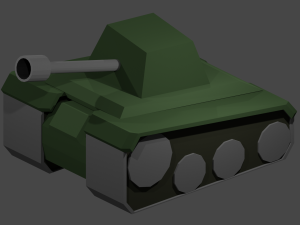 casual tank Modelo 3D