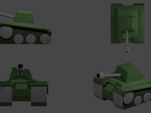 casual tank 3D Model