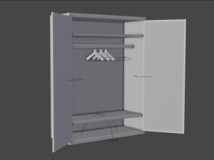 wardrobe 3D 모델
