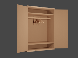 wardrobe 3D 모델