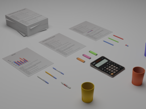 office supplies 3D Model