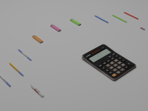 office supplies 3D Модель