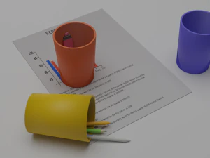office supplies 3D Model