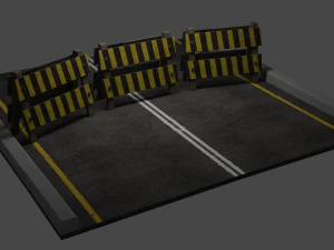 road-barriers 3D Model