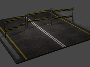 road-barriers 3D Model