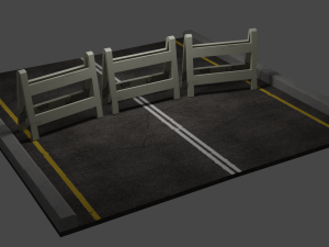 road-barriers 3D Model