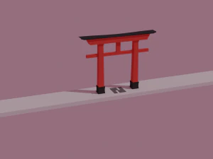 torii gate 3D Model