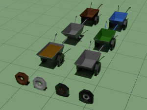 low poly pack 3d objects constructor 3D Model
