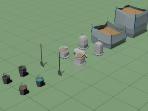 low poly pack 3d objects constructor 3D Model