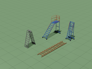 low poly pack 3d objects constructor 3D Model