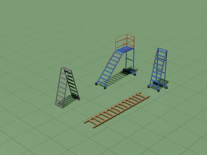 low poly pack 3d objects constructor 3D Model