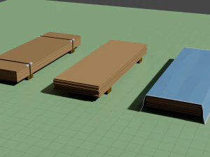 low poly pack 3d objects constructor 3D Model