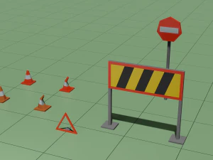 low poly pack 3d objects constructor 3D Model