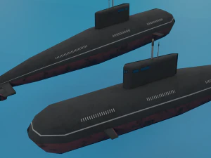-water transport-marine equipment-deep sea mine-rescue boa-submarines- 3D Model