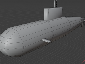 -water transport-marine equipment-deep sea mine-rescue boa-submarines- 3D Model