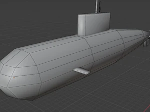 -water transport-marine equipment-deep sea mine-rescue boa-submarines- 3D Model