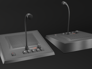 Computer terminal and Devices 3D Model