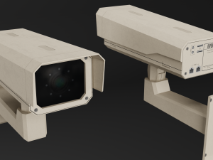 Computer terminal and Devices 3D Model