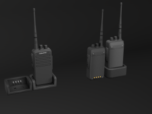 Computer terminal and Devices 3D Model