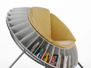 armchairbook Modelo 3D