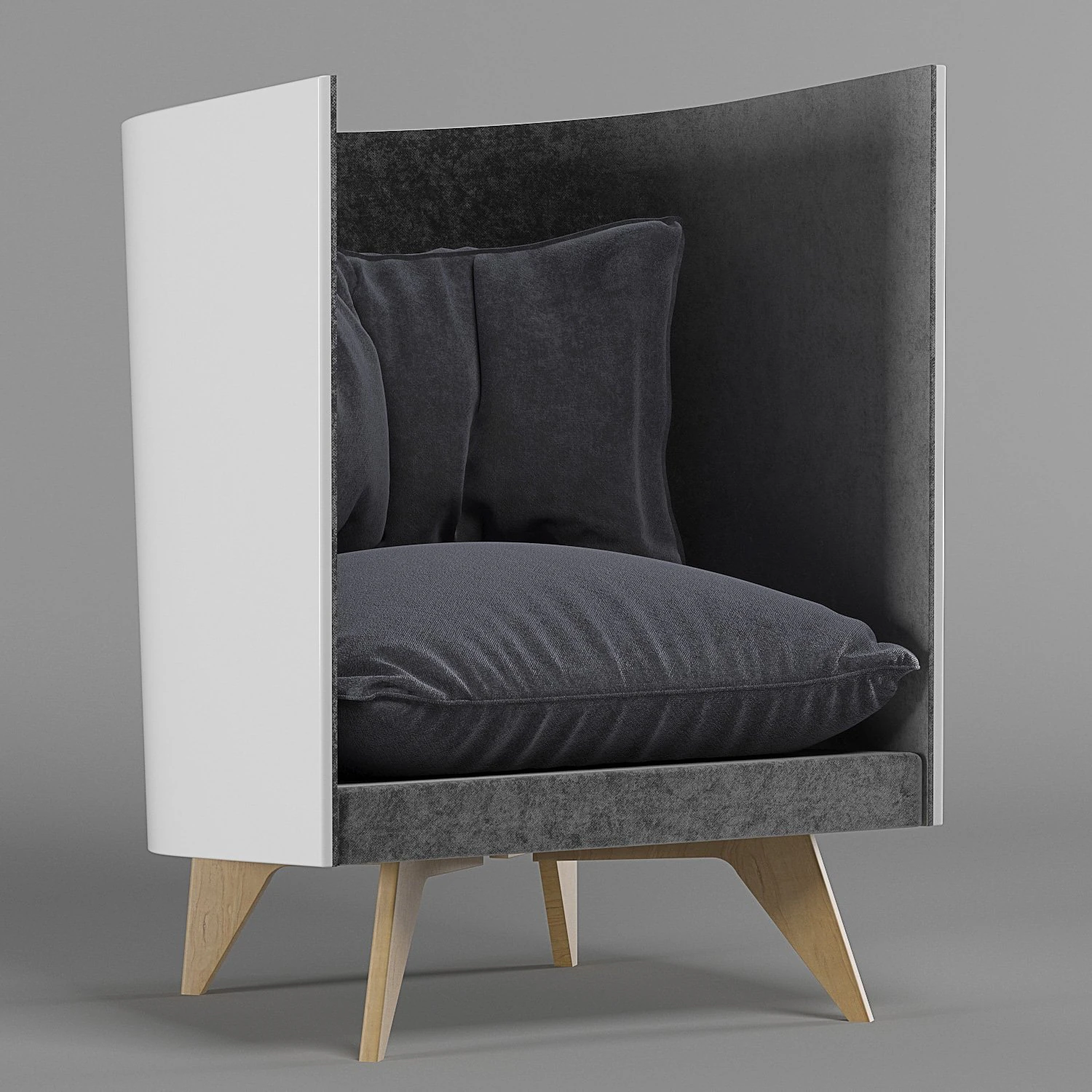 odesd2-v1-armchair 3D Model .c4d .max .obj .3ds .fbx .stl .blend