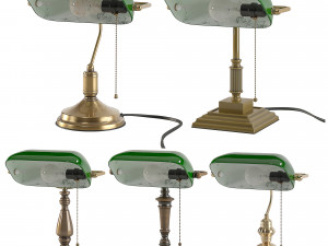 bankers-study-light 3D Model