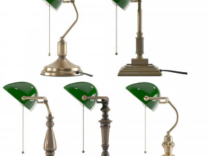 bankers-study-light 3D Model