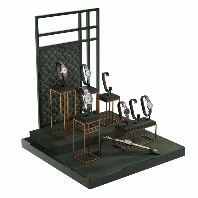 Watch-Display-02 3D Model .c4d .max .obj .3ds .fbx .stl .blend 