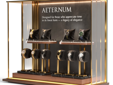 Luxury Watch Display 02 3D 模型