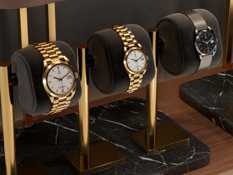 Luxury Watch Display 02 3D Модель