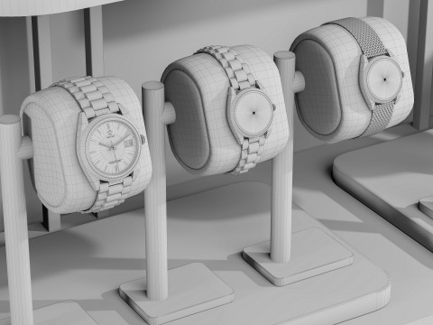 Luxury Watch Display 02 3D Модель