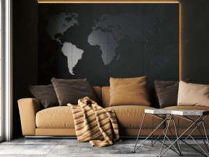 Salão escuro Modelo 3D