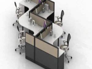 cubicles workstation 3D Model
