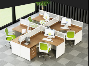 office workstation table 3D 프린트 모델