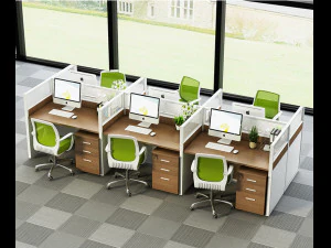 कार्यालय कार्य केंद्र तालिका 3D प्रिंट मॉडल