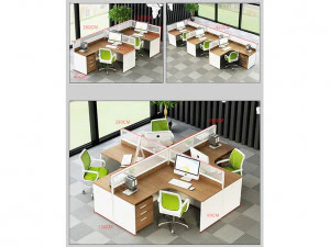 कार्यालय कार्य केंद्र तालिका 3D प्रिंट मॉडल