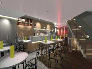 restaurant design 3D Model